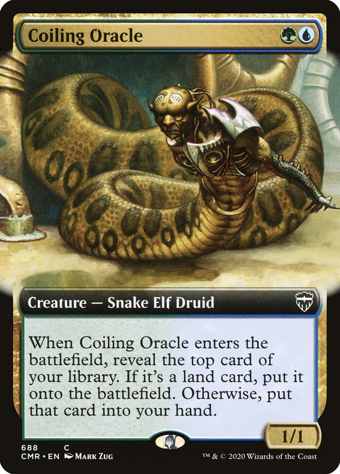 Coiling Oracle (Extended Art) [Commander Legends] | Silver Goblin