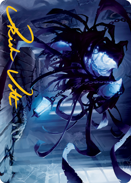 Spectral Adversary Art Card (Gold-Stamped Signature) [Innistrad: Midnight Hunt Art Series] | Silver Goblin