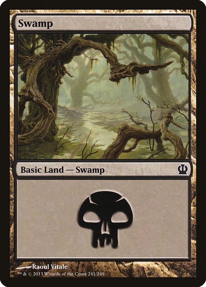Swamp (241) [Theros] | Silver Goblin
