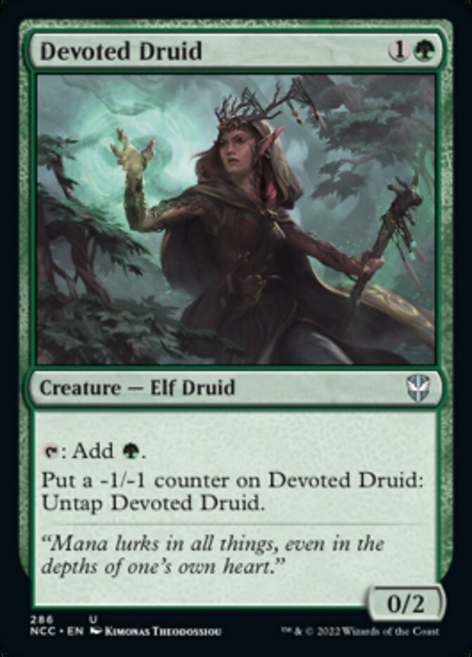 Devoted Druid [Streets of New Capenna Commander] | Silver Goblin