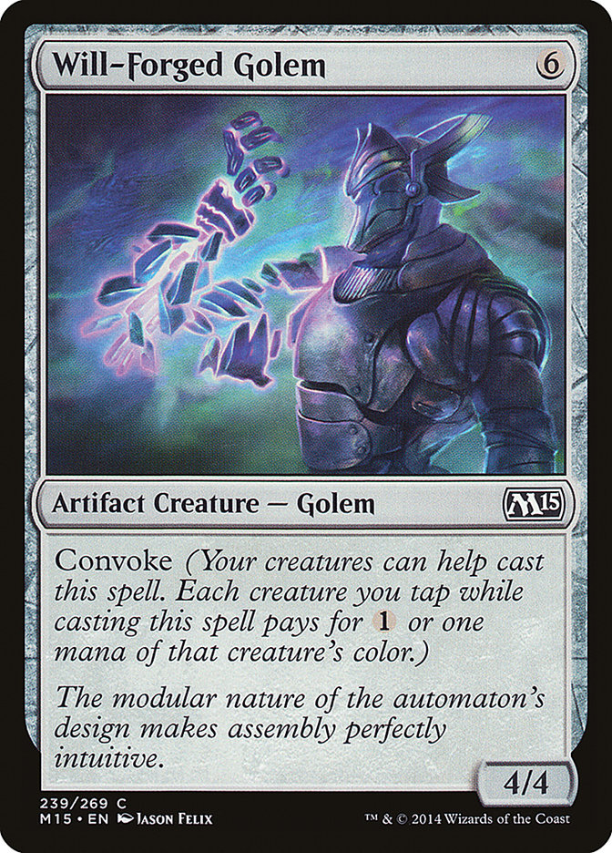 Will-Forged Golem [Magic 2015] | Silver Goblin