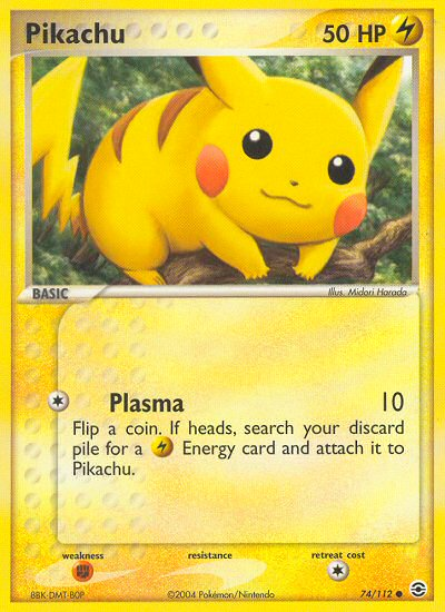 Pikachu (74/112) [EX: FireRed & LeafGreen] | Silver Goblin