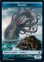 Wurm // Kraken Double-Sided Token [Commander 2021 Tokens] | Silver Goblin