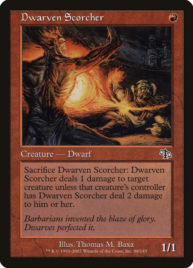 Dwarven Scorcher [Judgment] | Silver Goblin