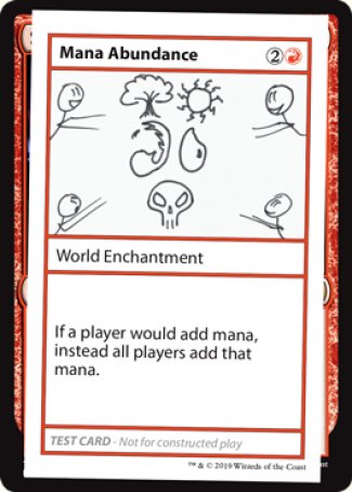 Mana Abundance (2021 Edition) [Mystery Booster Playtest Cards] | Silver Goblin