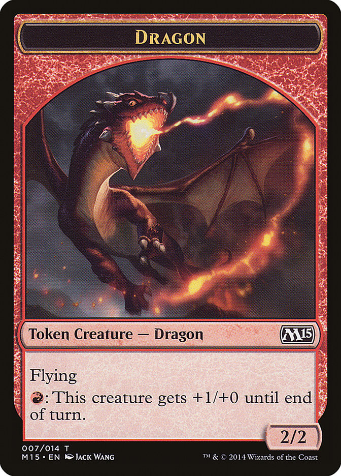 Dragon Token [Magic 2015 Tokens] | Silver Goblin
