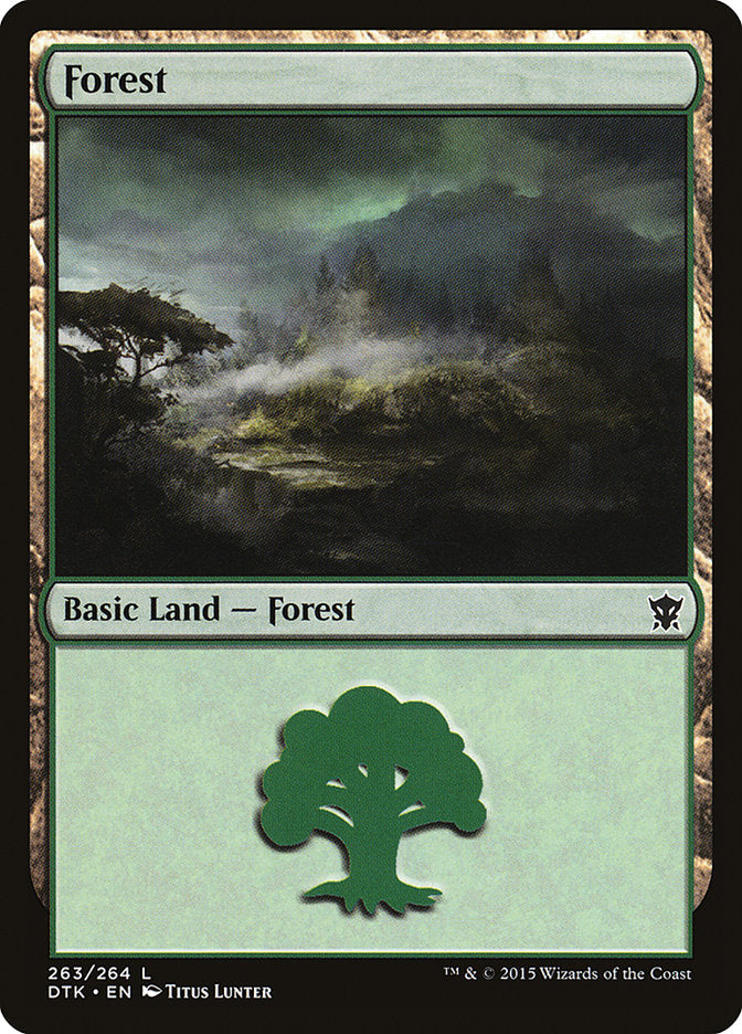 Forest (263) [Dragons of Tarkir] | Silver Goblin