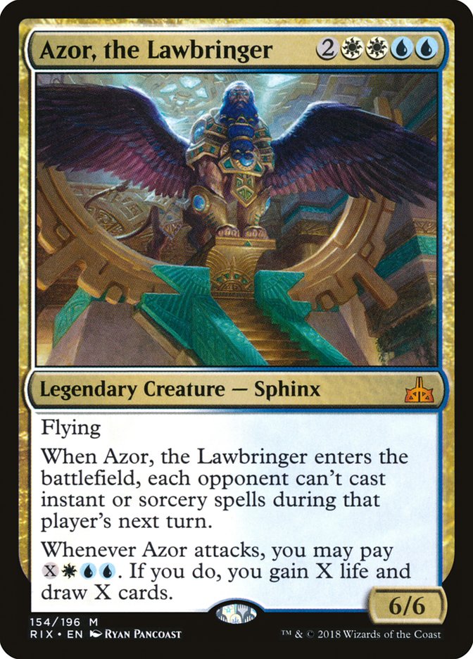 Azor, the Lawbringer [Rivals of Ixalan] | Silver Goblin
