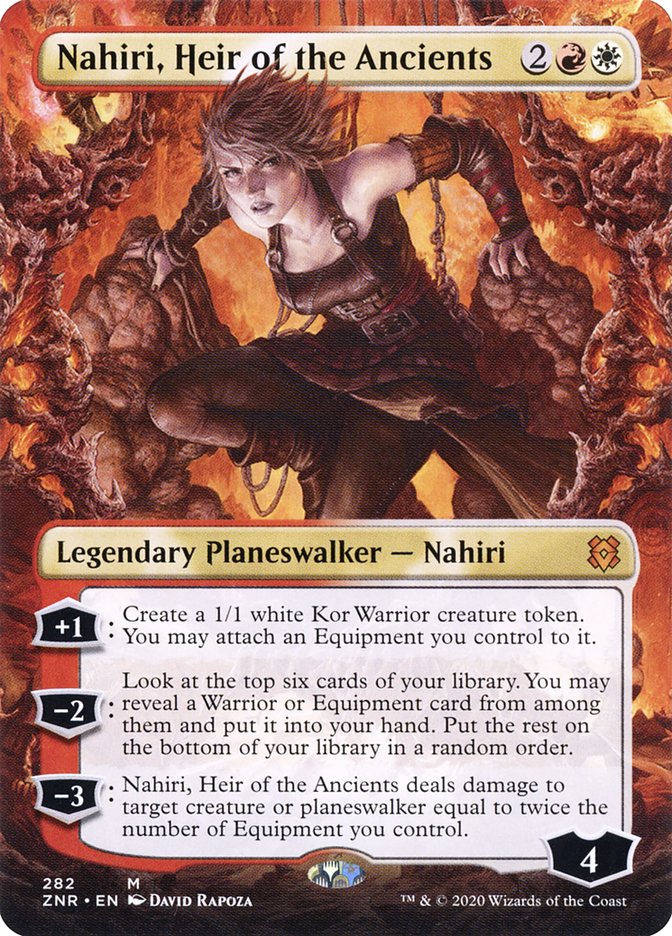 Nahiri, Heir of the Ancients (Borderless) [Zendikar Rising] | Silver Goblin