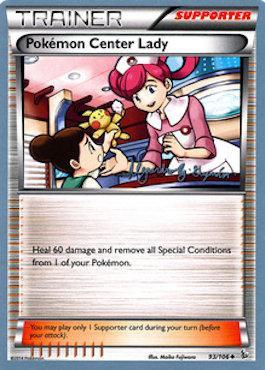 Pokemon Center Lady (93/106) (Primal Groudon - Alejandro Ng-Guzman) [World Championships 2015] | Silver Goblin
