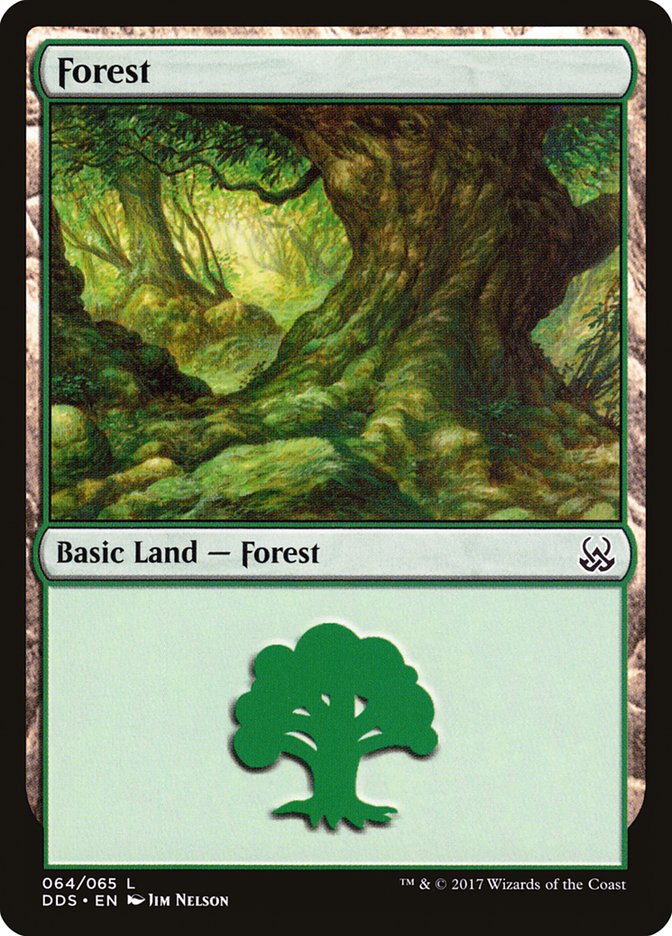 Forest (64) [Duel Decks: Mind vs. Might] | Silver Goblin