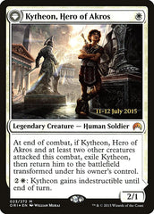 Kytheon, Hero of Akros // Gideon, Battle-Forged [Magic Origins Prerelease Promos] | Silver Goblin