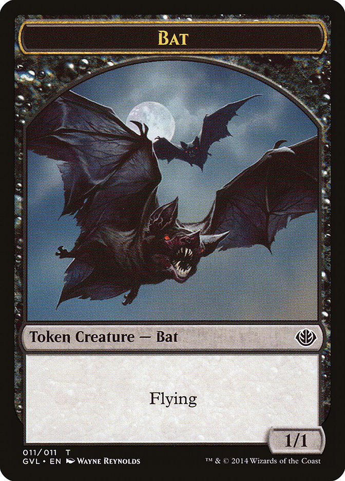 Bat Token (Garruk vs. Liliana) [Duel Decks Anthology Tokens] | Silver Goblin