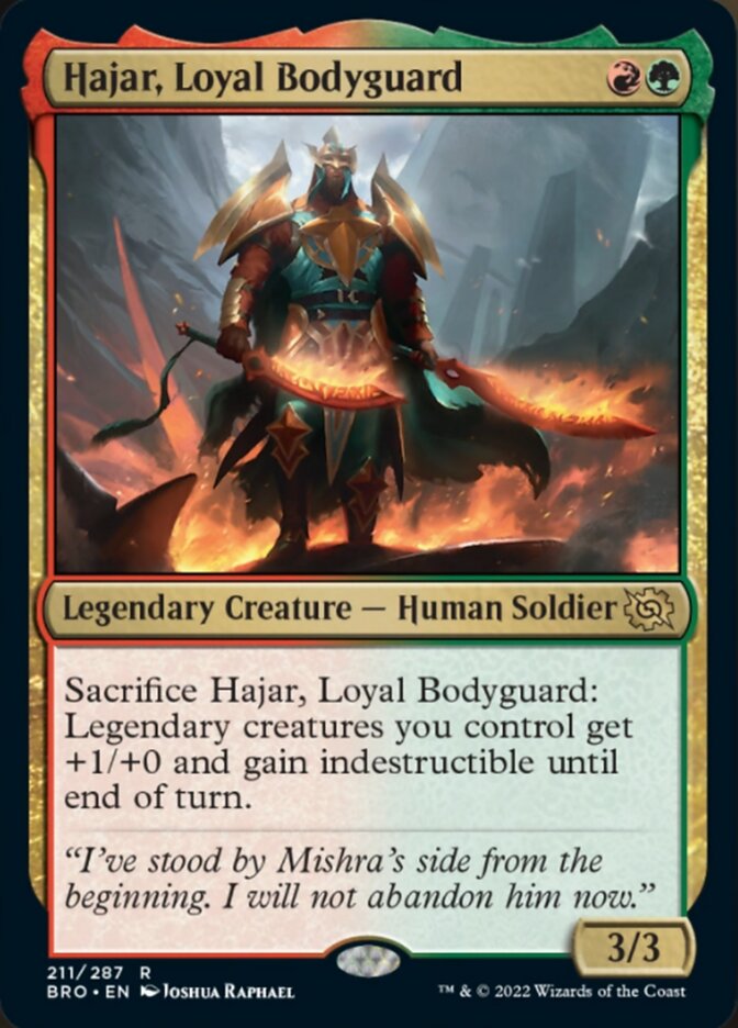 Hajar, Loyal Bodyguard [The Brothers' War] | Silver Goblin