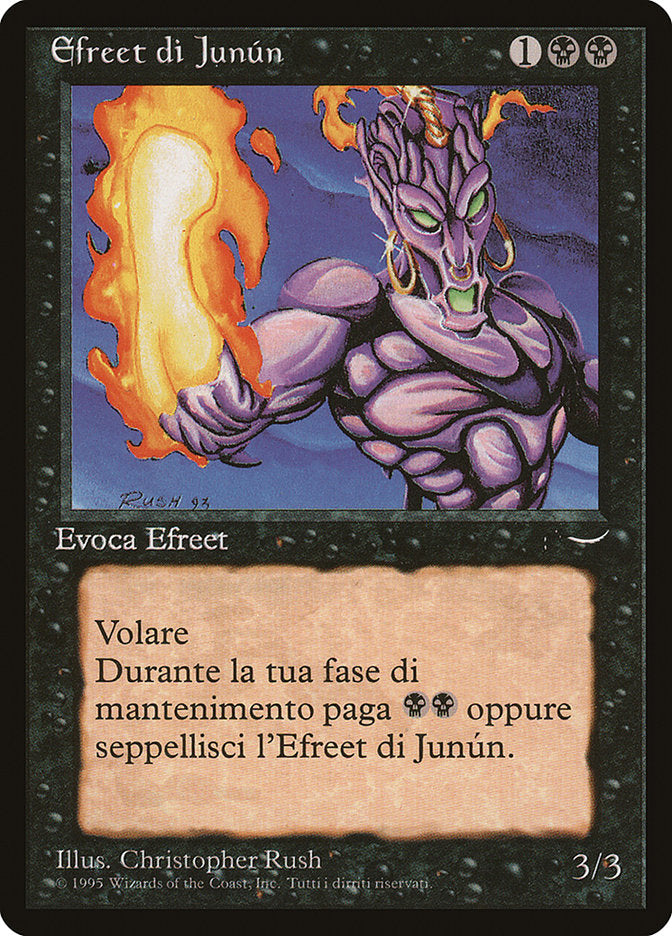 Junun Efreet (Italian) - "Efreet di Junun" [Rinascimento] | Silver Goblin