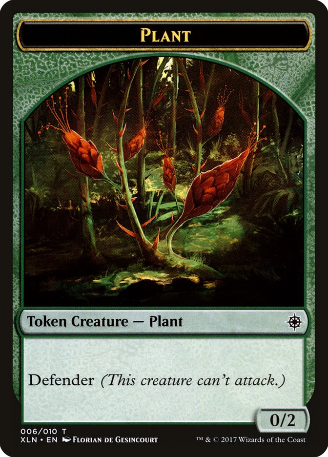 Plant Token [Ixalan Tokens] | Silver Goblin