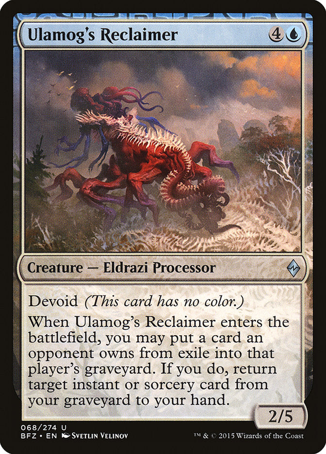 Ulamog's Reclaimer [Battle for Zendikar] | Silver Goblin
