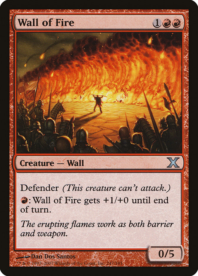 Wall of Fire [Tenth Edition] | Silver Goblin