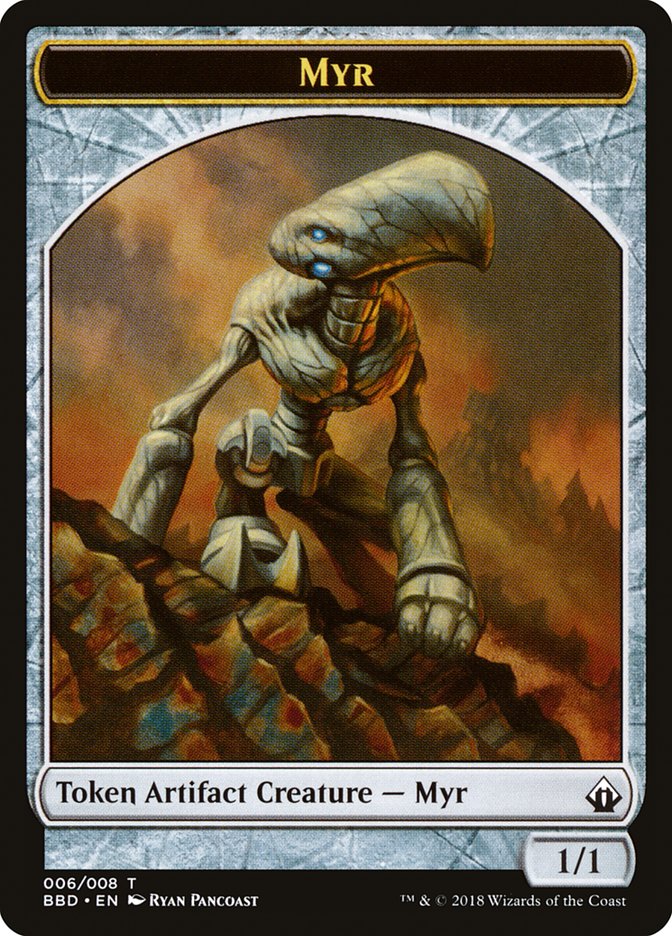 Myr Token [Battlebond Tokens] | Silver Goblin