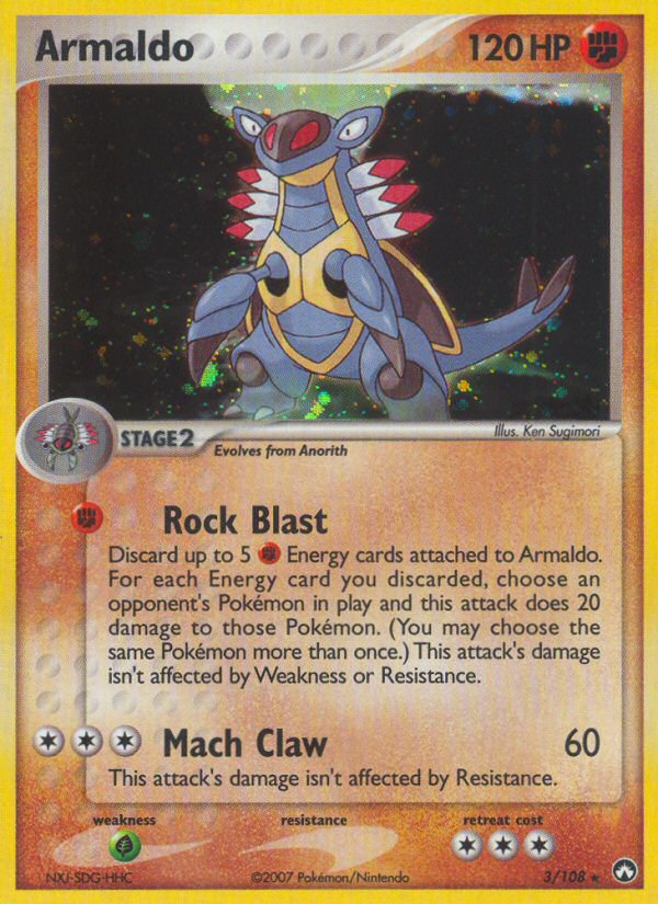 Armaldo (3/108) [EX: Power Keepers] | Silver Goblin