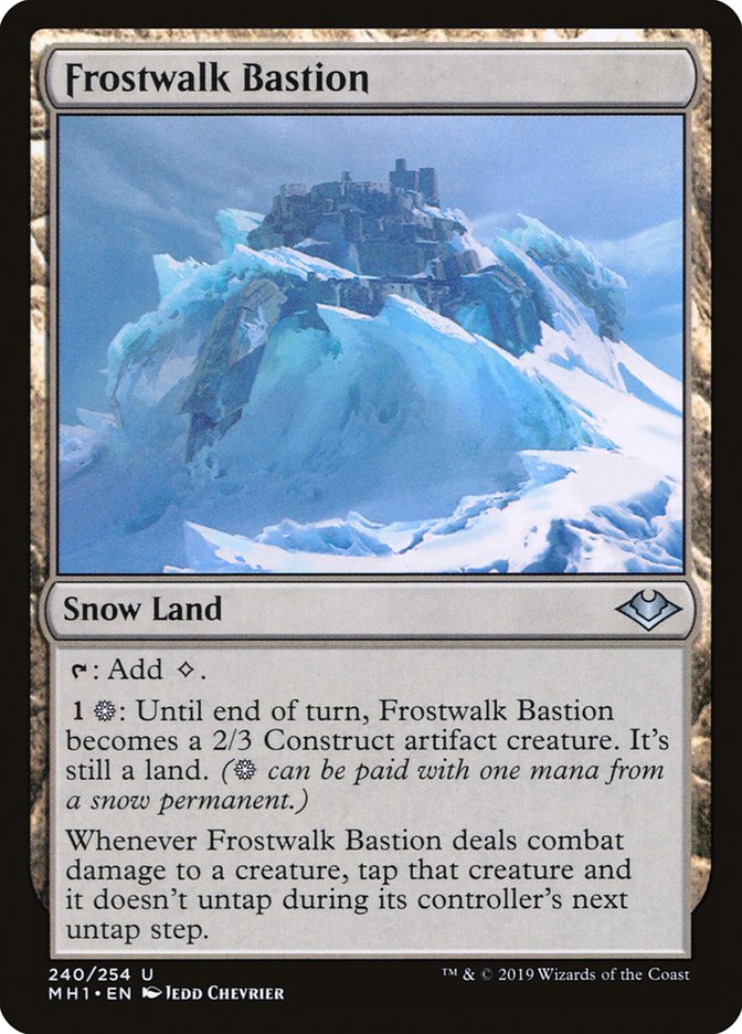 Frostwalk Bastion [Modern Horizons] | Silver Goblin