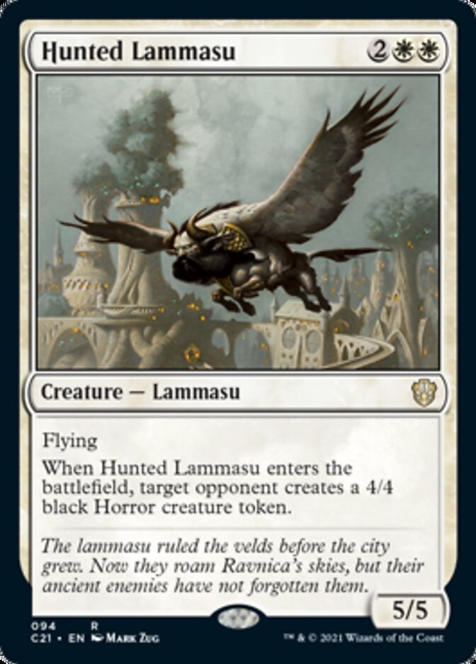 Hunted Lammasu [Commander 2021] | Silver Goblin