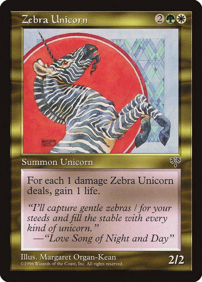 Zebra Unicorn [Mirage] | Silver Goblin