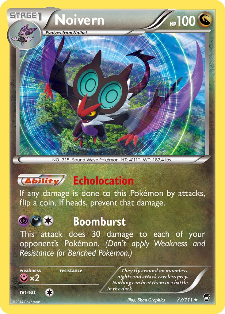 Noivern (77/111) (Cosmos Holo) (Blister Exclusive) [XY: Furious Fists] | Silver Goblin