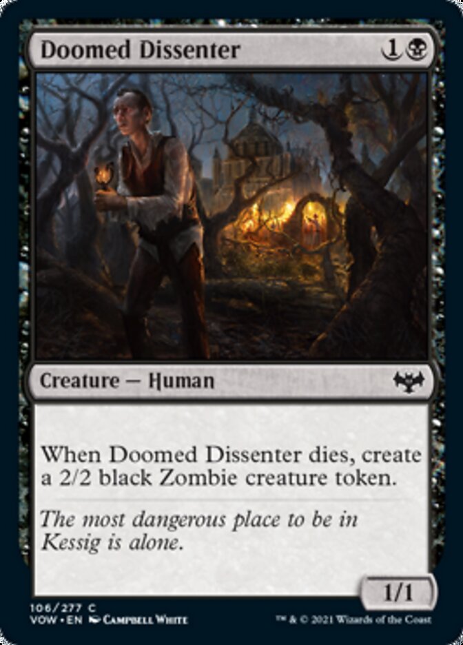 Doomed Dissenter [Innistrad: Crimson Vow] | Silver Goblin