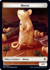 Mouse // Food (16) Double-Sided Token [Throne of Eldraine Tokens] | Silver Goblin