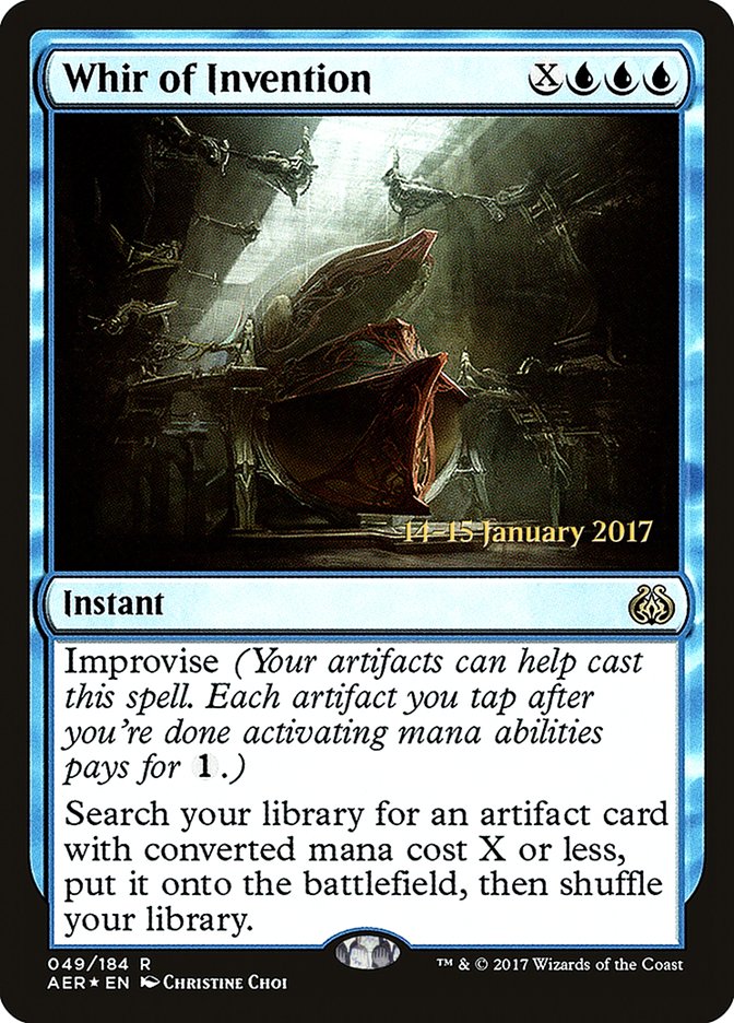 Whir of Invention [Aether Revolt Prerelease Promos] | Silver Goblin