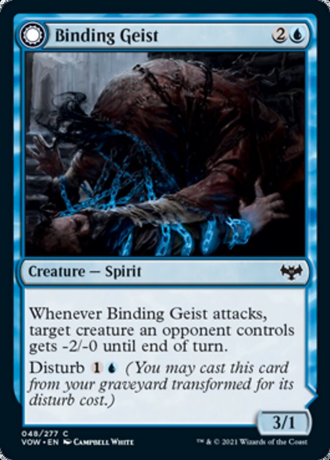 Binding Geist // Spectral Binding [Innistrad: Crimson Vow] | Silver Goblin