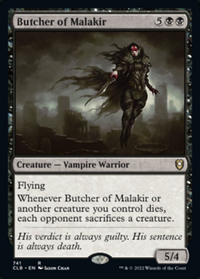 Butcher of Malakir [Commander Legends: Battle for Baldur's Gate] | Silver Goblin