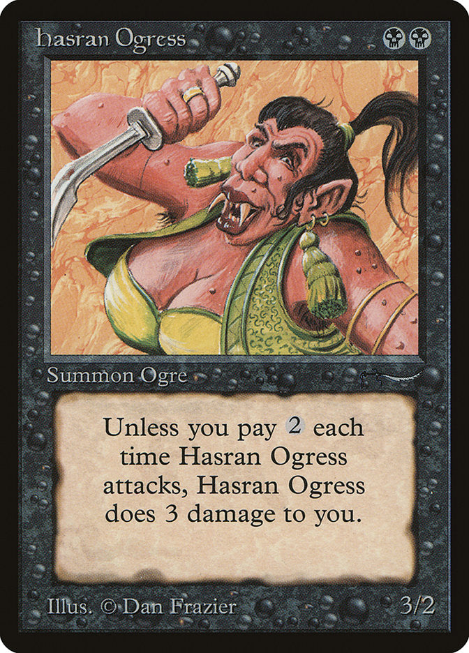 Hasran Ogress (Light Mana Cost) [Arabian Nights] | Silver Goblin