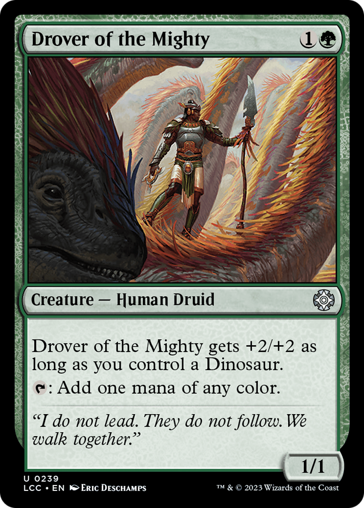 Drover of the Mighty [The Lost Caverns of Ixalan Commander] | Silver Goblin
