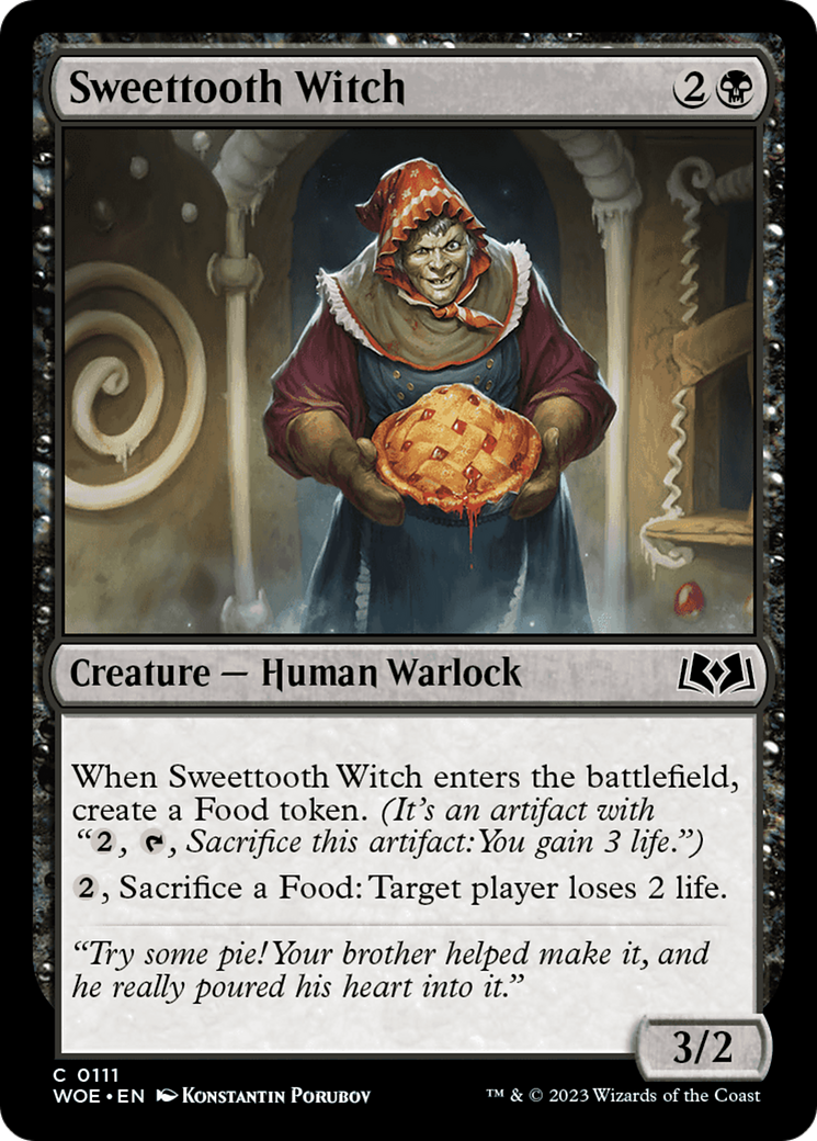 Sweettooth Witch [Wilds of Eldraine] | Silver Goblin