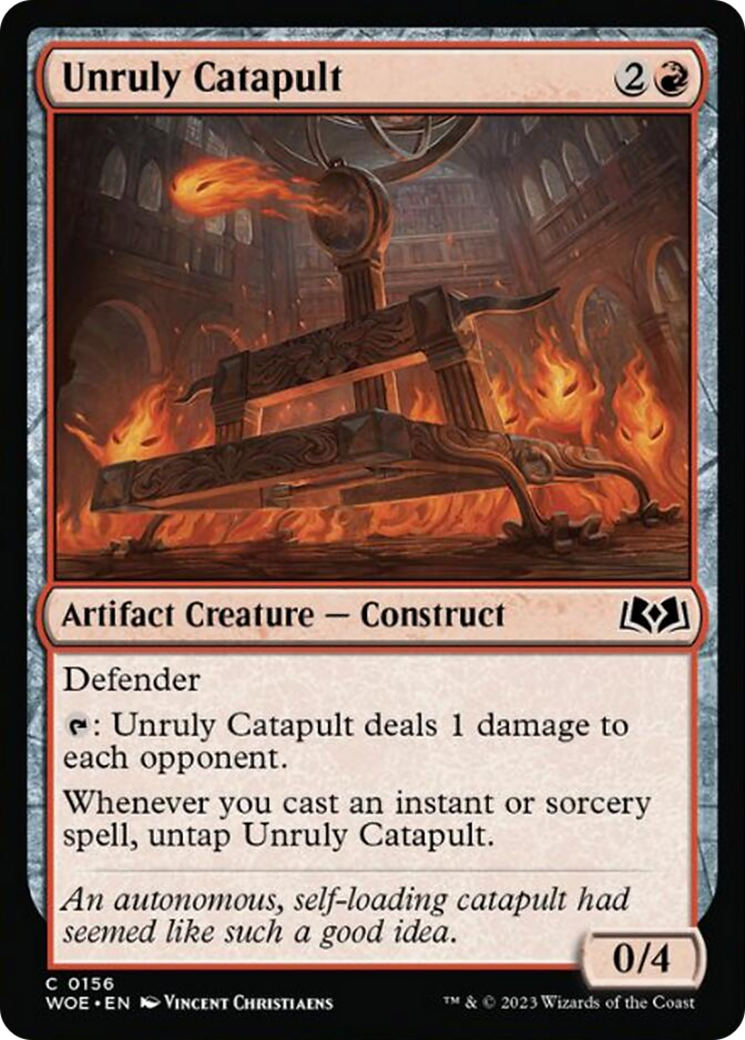 Unruly Catapult [Wilds of Eldraine] | Silver Goblin