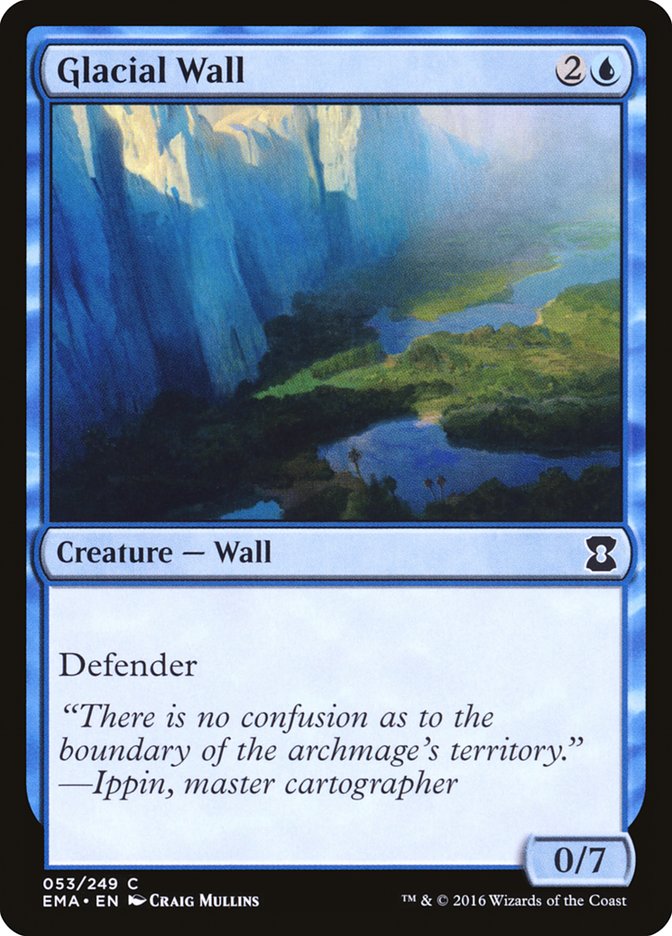 Glacial Wall [Eternal Masters] | Silver Goblin