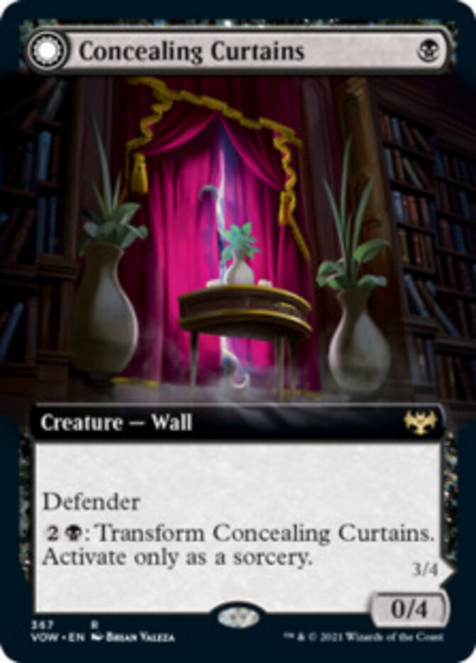 Concealing Curtains // Revealing Eye (Extended Art) [Innistrad: Crimson Vow] | Silver Goblin