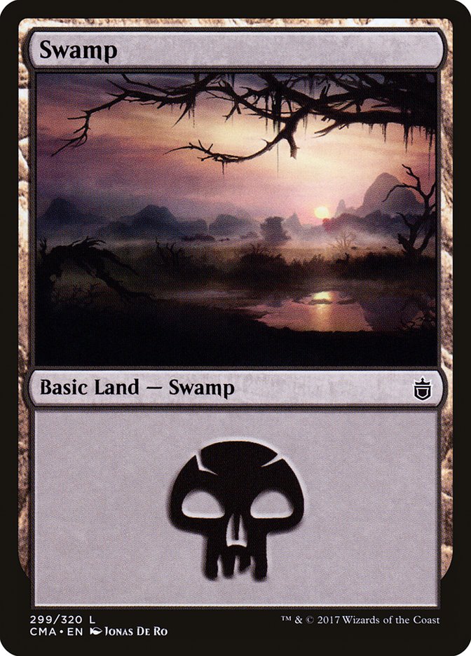 Swamp (299) [Commander Anthology] | Silver Goblin