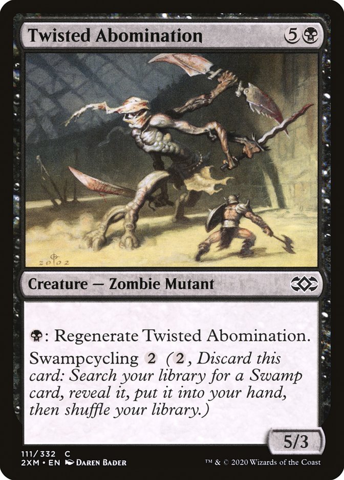 Twisted Abomination [Double Masters] | Silver Goblin