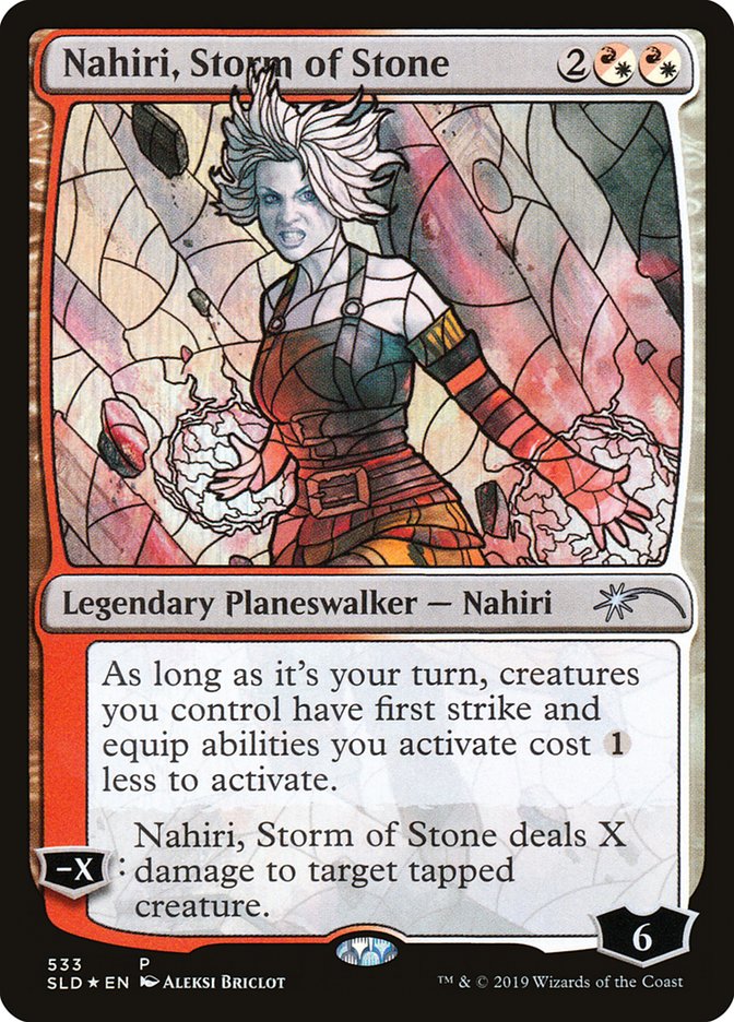 Nahiri, Storm of Stone (Stained Glass) [Secret Lair Drop Promos] | Silver Goblin
