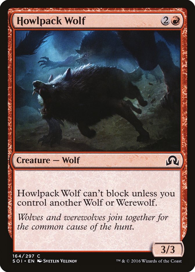 Howlpack Wolf [Shadows over Innistrad] | Silver Goblin
