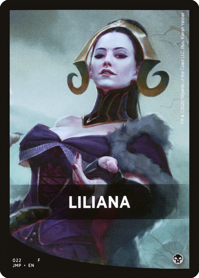 Liliana Theme Card [Jumpstart Front Cards] | Silver Goblin