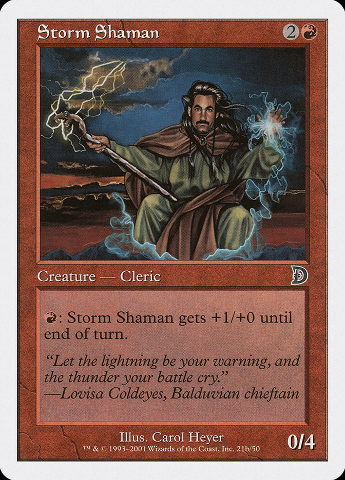 Storm Shaman (Male) [Deckmasters] | Silver Goblin