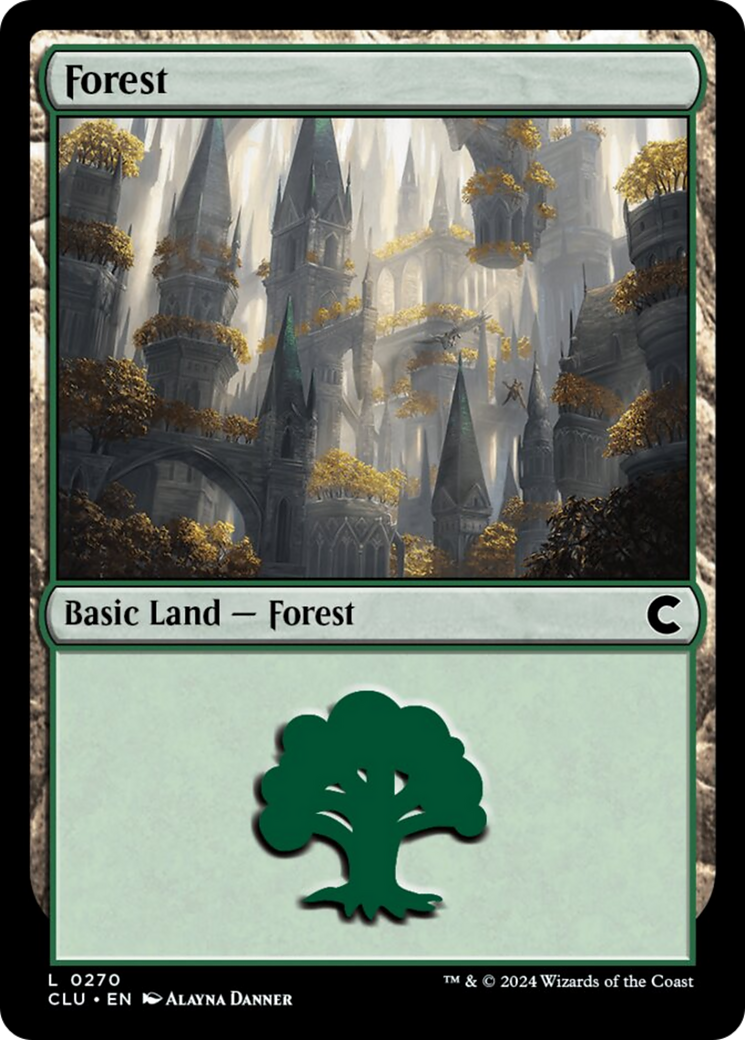Forest (0270) [Ravnica: Clue Edition] | Silver Goblin