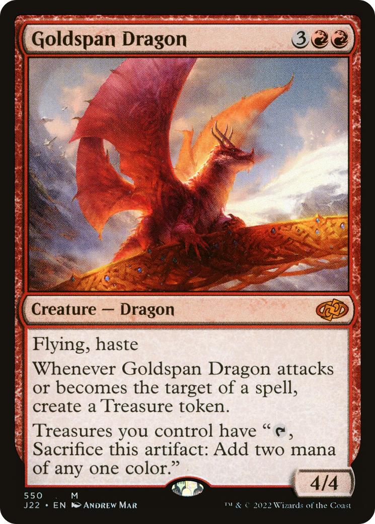 Goldspan Dragon [Jumpstart 2022] | Silver Goblin