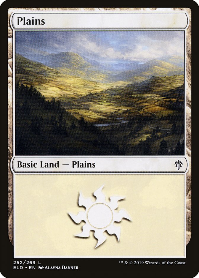 Plains (252) [Throne of Eldraine] | Silver Goblin