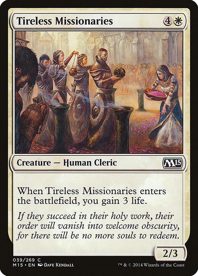 Tireless Missionaries [Magic 2015] | Silver Goblin