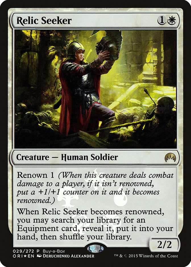 Relic Seeker (Buy-A-Box) [Magic Origins Promos] | Silver Goblin